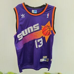 Adidas NBA Hardwood Classics Phoenix Suns 1997 Steve Nash #13 Jersey Size L +2